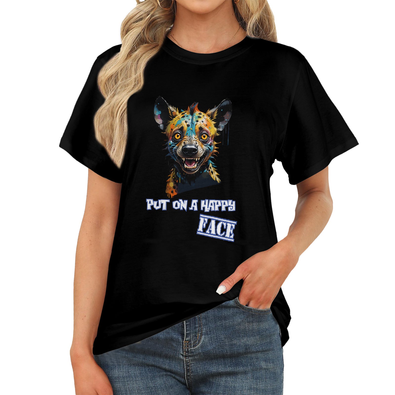 Hyena t-shirt - Women's T-Shirt (Front Printing)