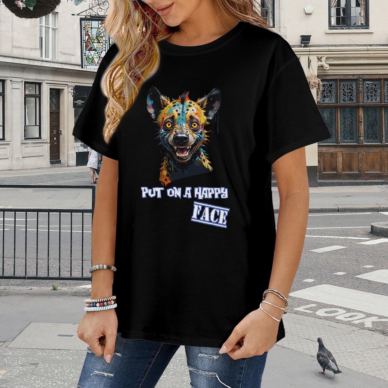 Hyena t-shirt - Women's T-Shirt (Front Printing)