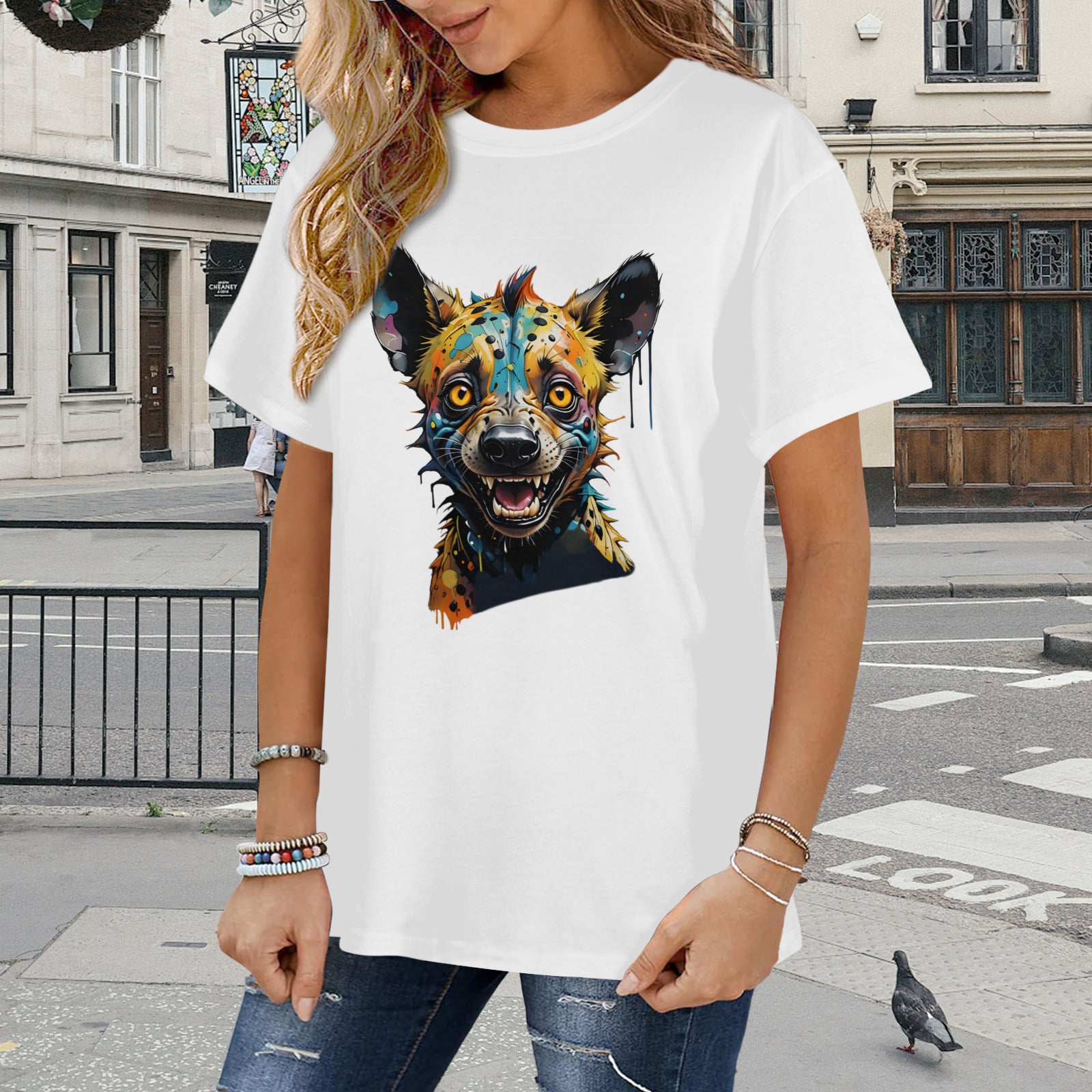 Custom Artwork T‑Shirt — Print Your Own Design on Women's T-Shirt