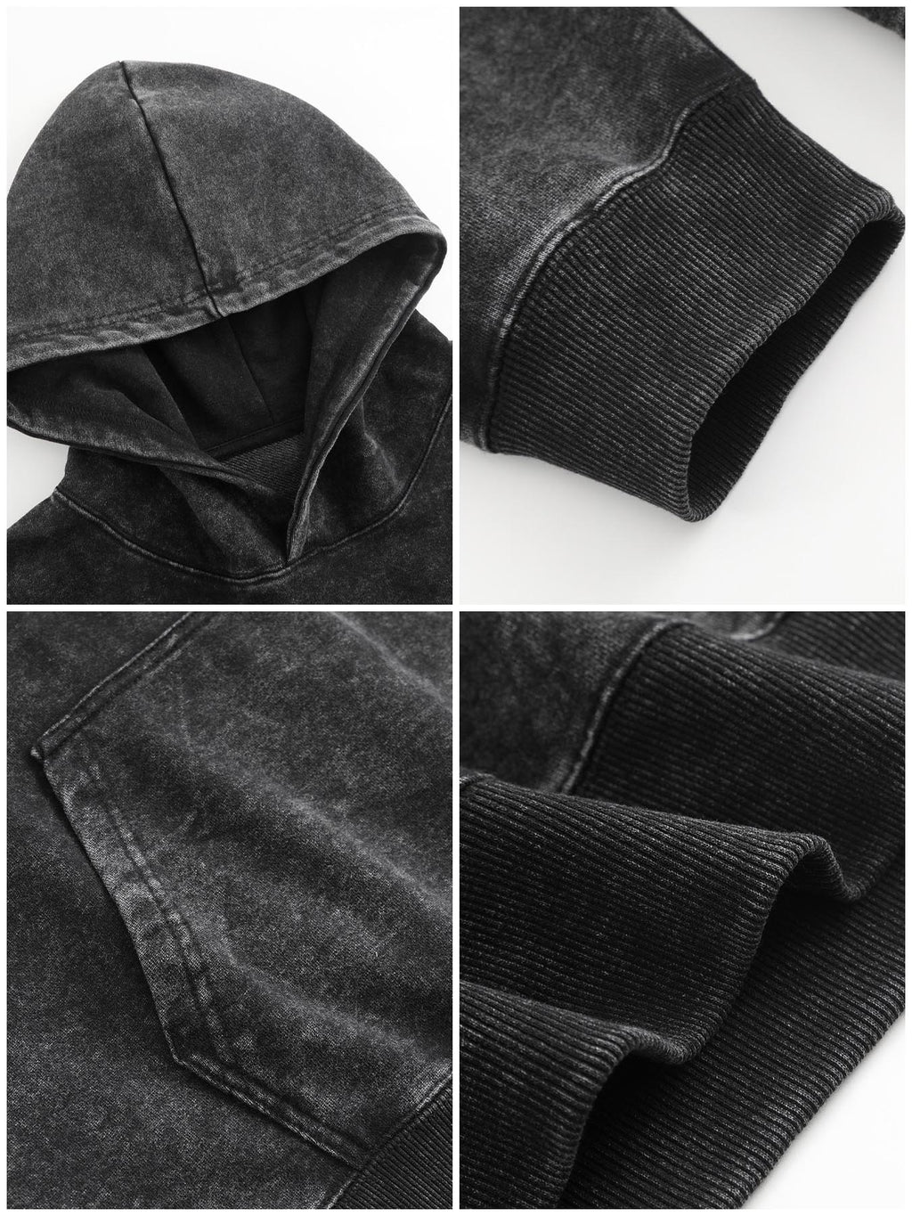 Vintage Wash Hoodie (Front&Back Printing)