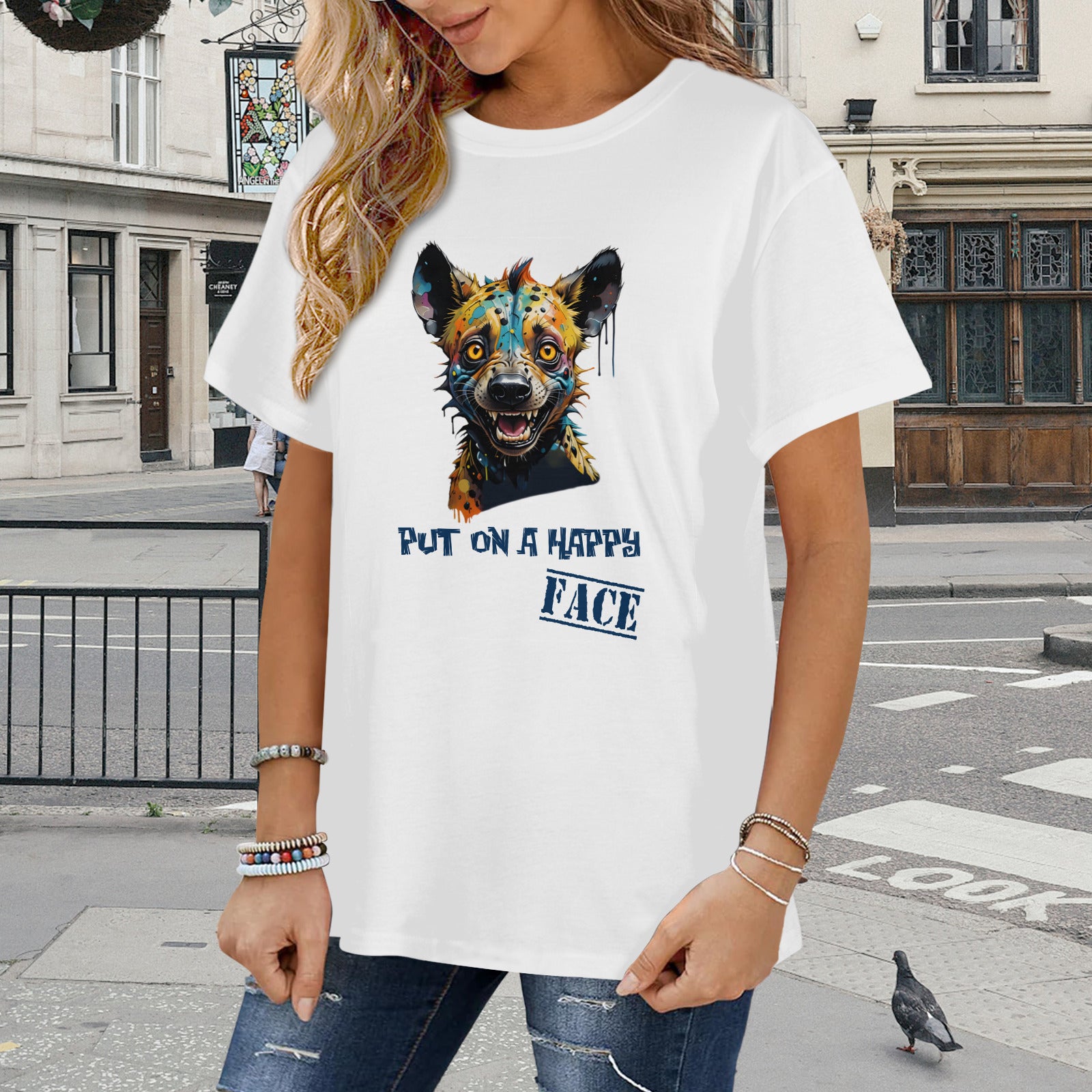 Hyena t-shirt - Women's T-Shirt (Front Printing)