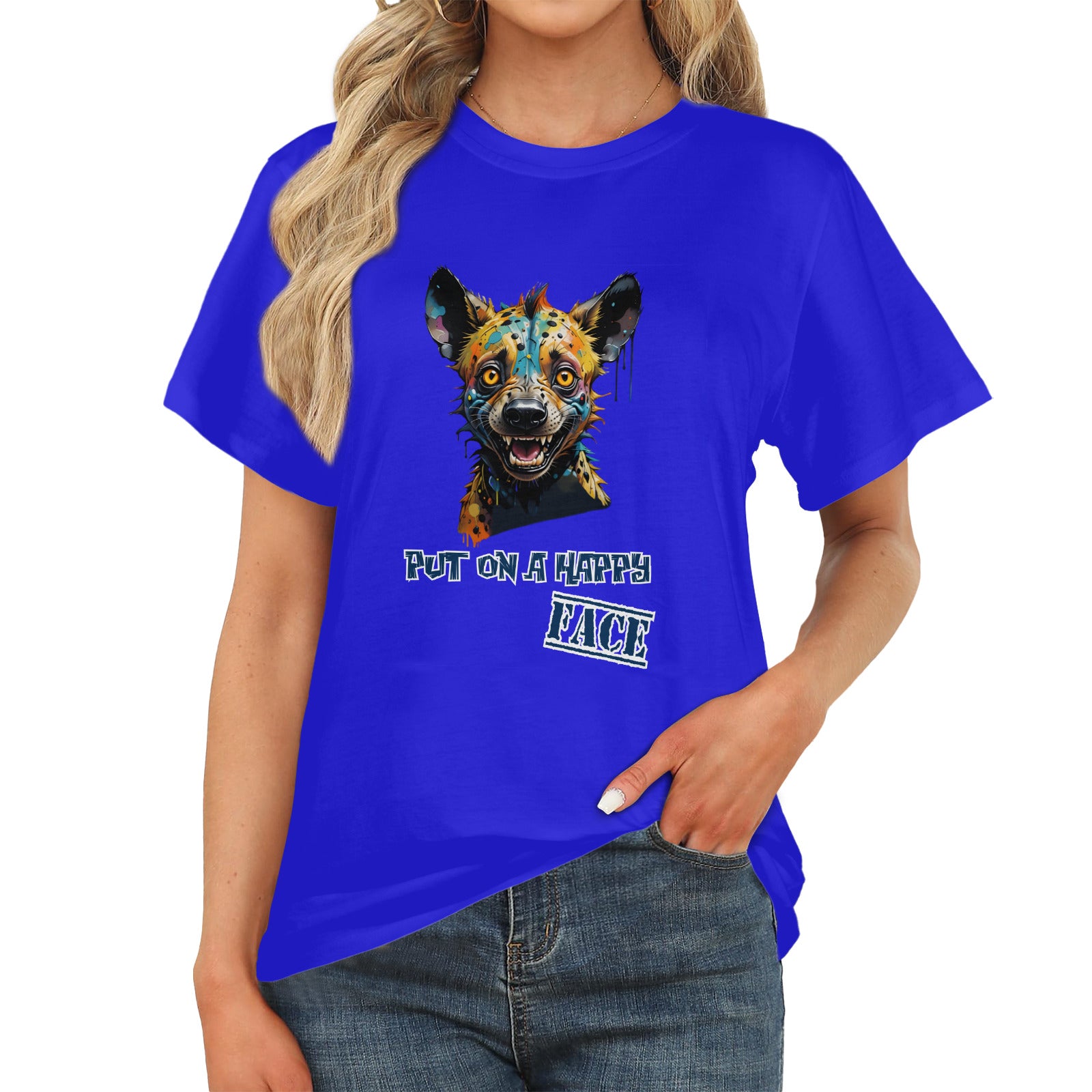 Hyena t-shirt - Women's T-Shirt (Front Printing)