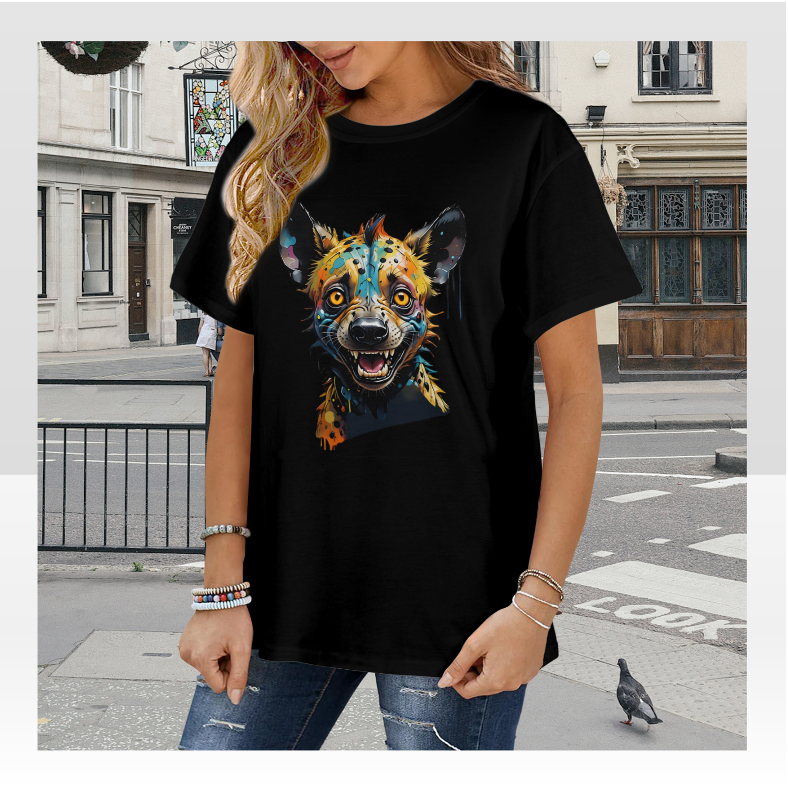 Custom Artwork T‑Shirt — Print Your Own Design on Women's T-Shirt