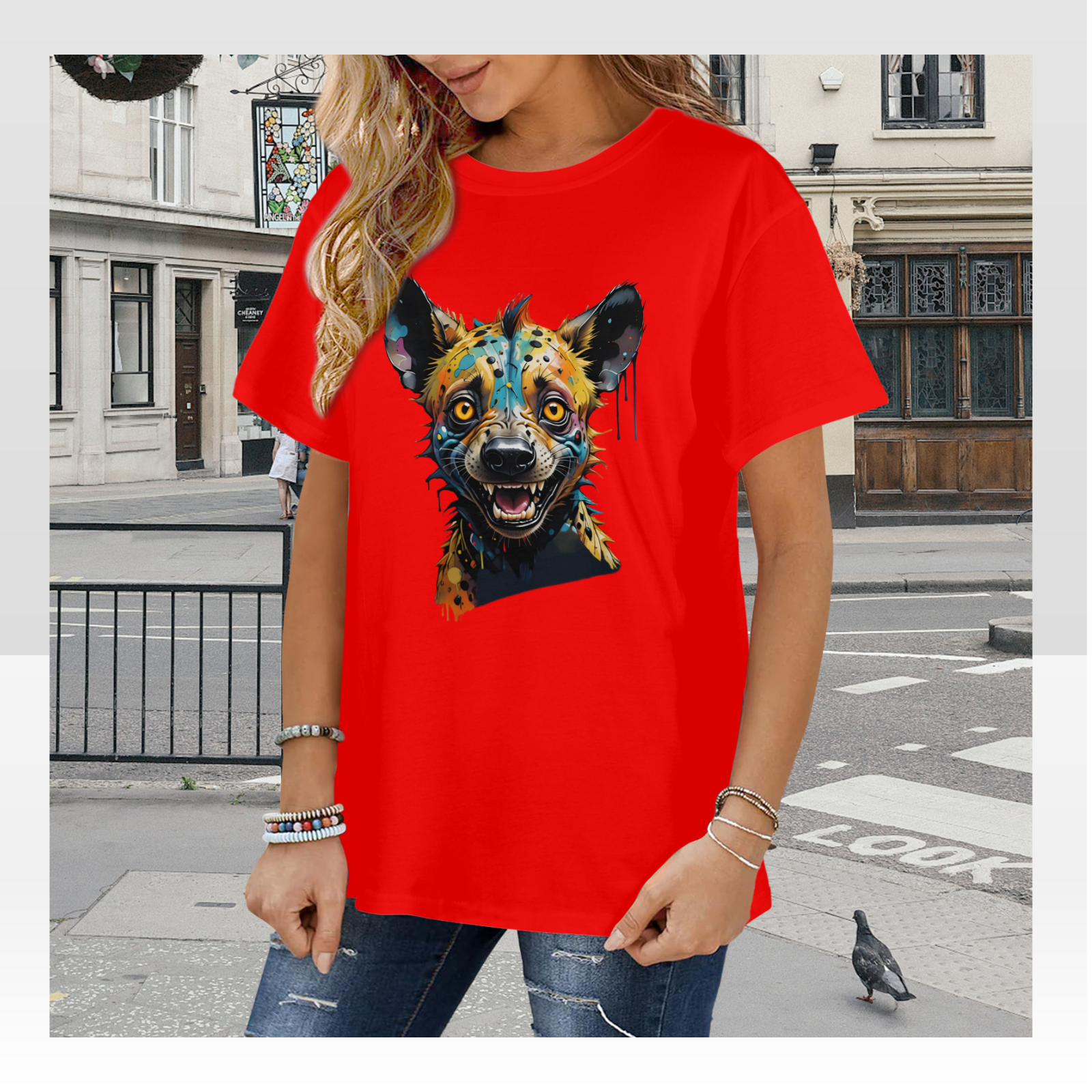 Custom Artwork T‑Shirt — Print Your Own Design on Women's T-Shirt
