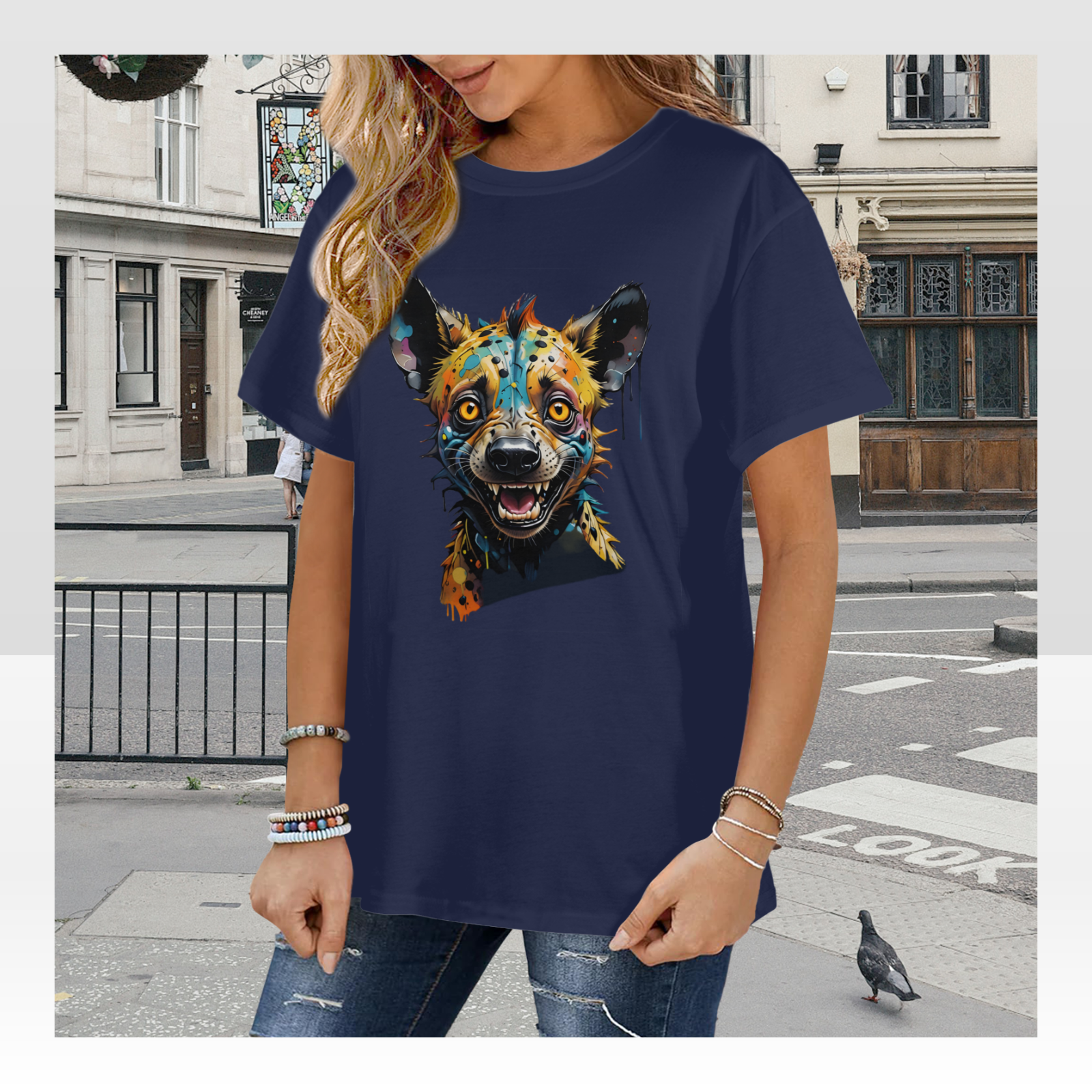 Custom Artwork T‑Shirt — Print Your Own Design on Women's T-Shirt