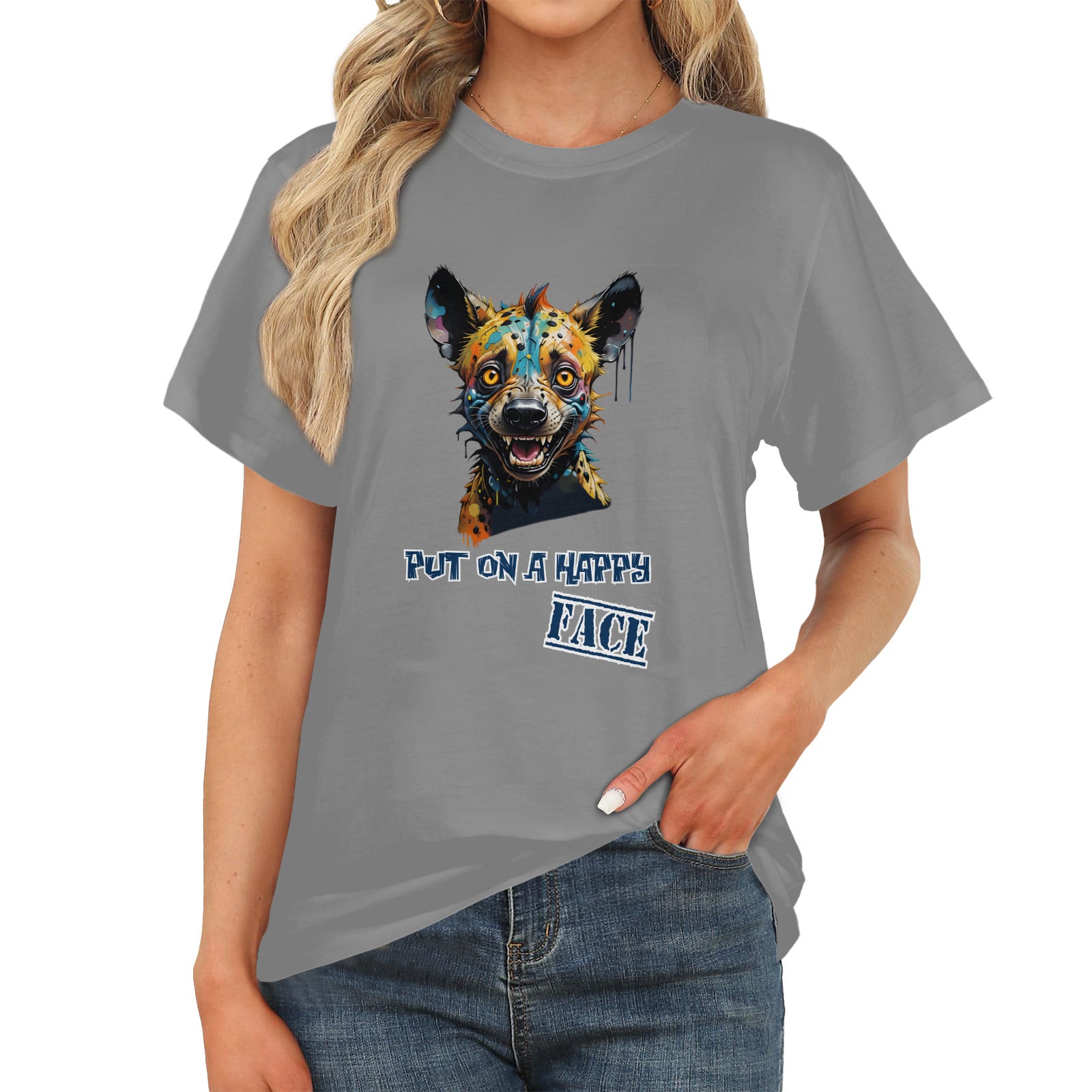 Hyena t-shirt - Women's T-Shirt (Front Printing)