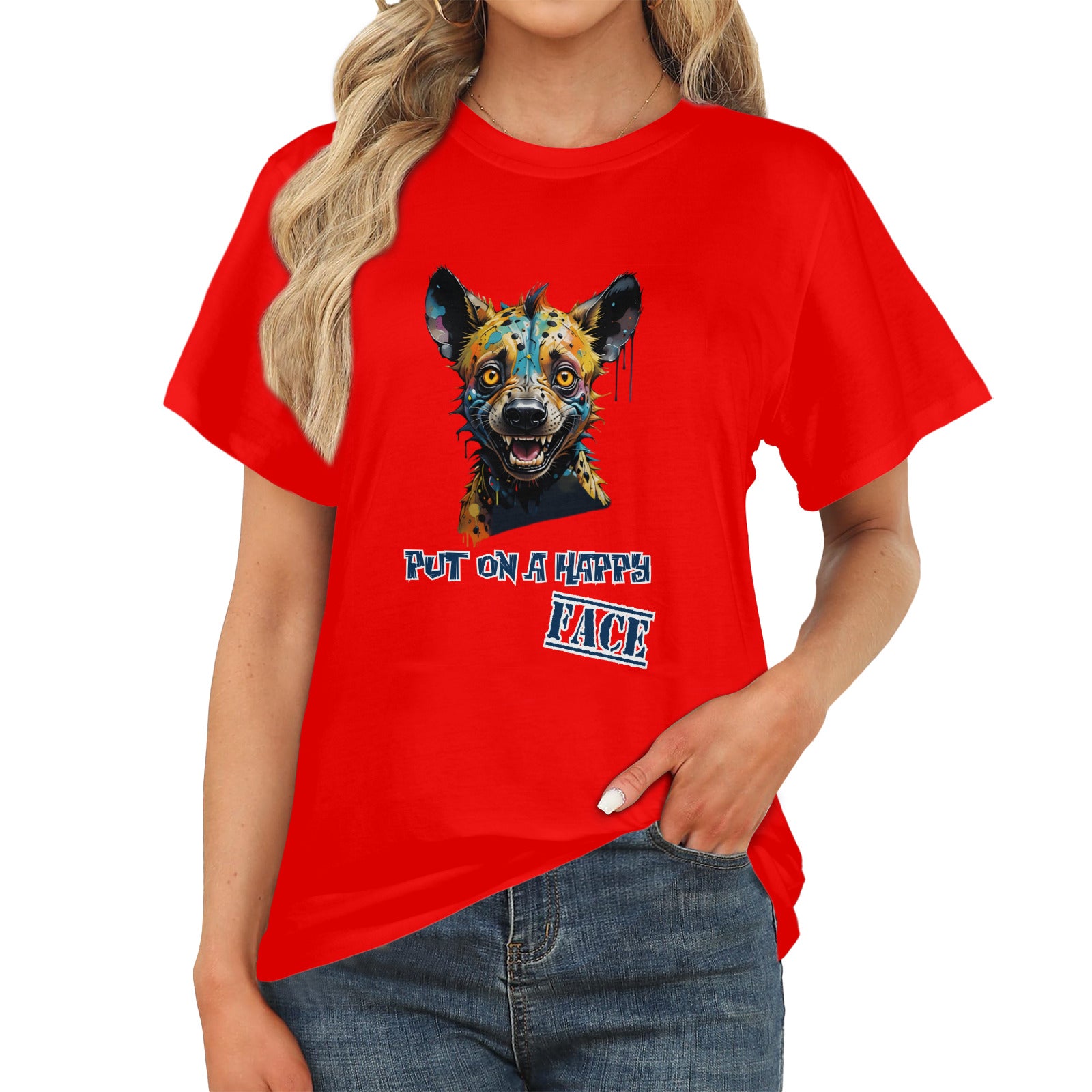 Hyena t-shirt - Women's T-Shirt (Front Printing)