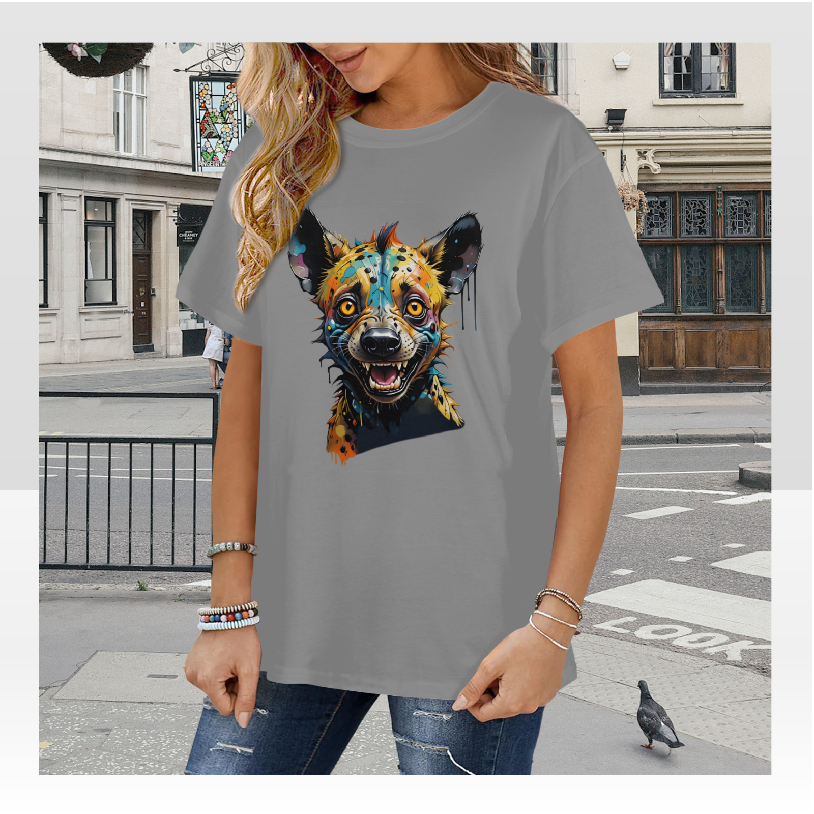 Custom Artwork T‑Shirt — Print Your Own Design on Women's T-Shirt